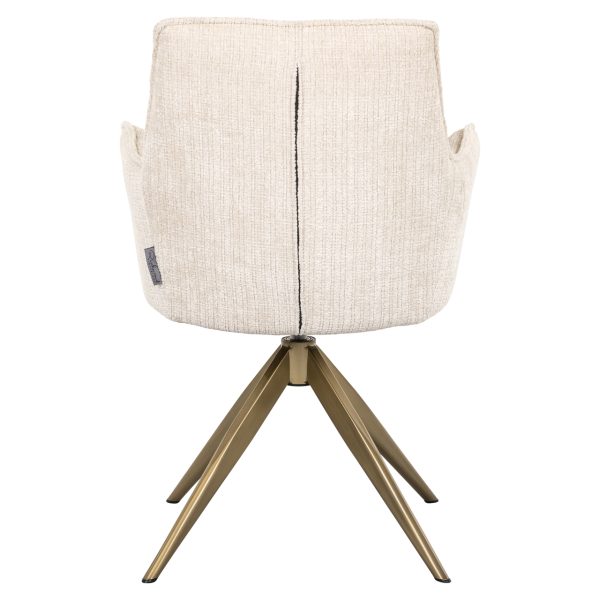 Eetkamerstoel Dakota niagara beige  swivel Richmond Interiors - Afbeelding 3