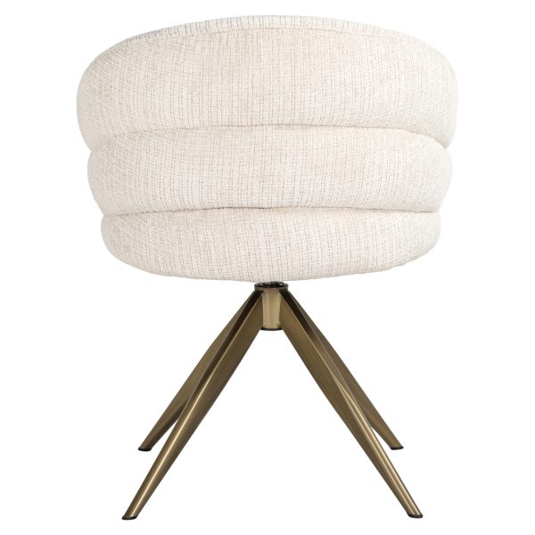 Eetkamerstoel Zendaya niagara beige  swivel Richmond Interiors - Afbeelding 4