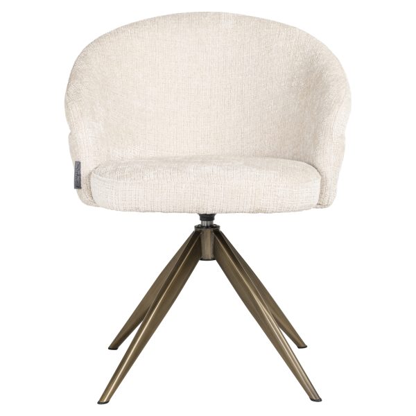Eetkamerstoel Zendaya niagara beige  swivel Richmond Interiors - Afbeelding 5