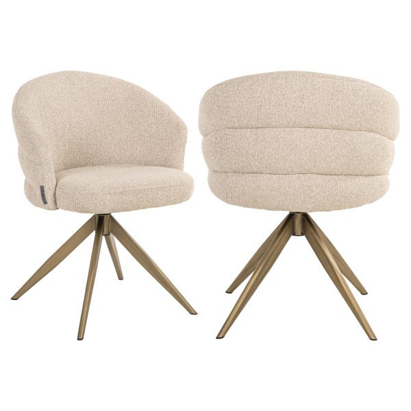 Eetkamerstoel Zendaya biscotti fire retardant Richmond Interiors