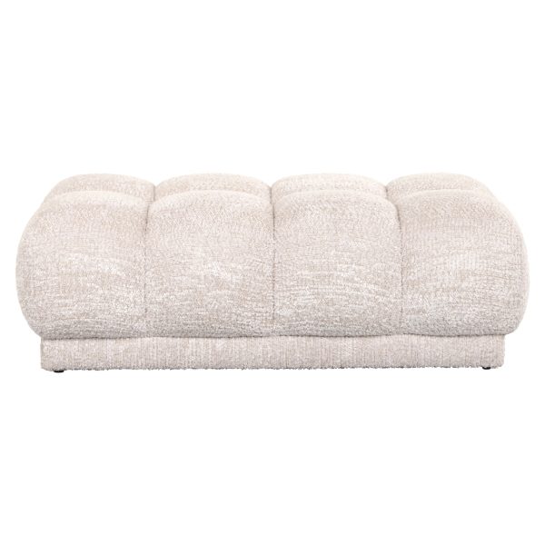 Poef & Voetenbank Noah lovely cream Richmond Interiors - Afbeelding 3