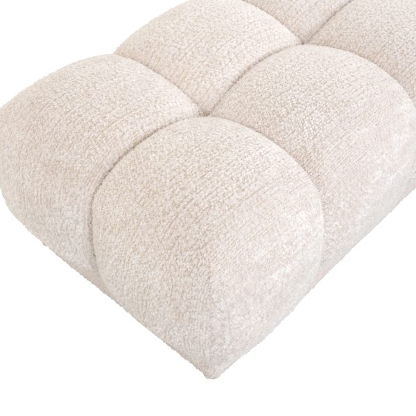 Poef & Voetenbank Noah lovely cream Richmond Interiors - Afbeelding 4