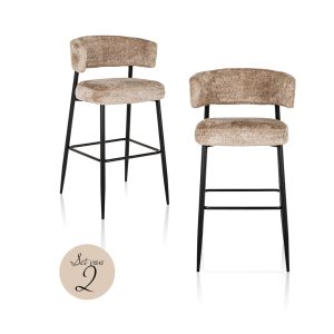Counterstoel Rochelle sheep natural (Set of 2) Richmond Interiors