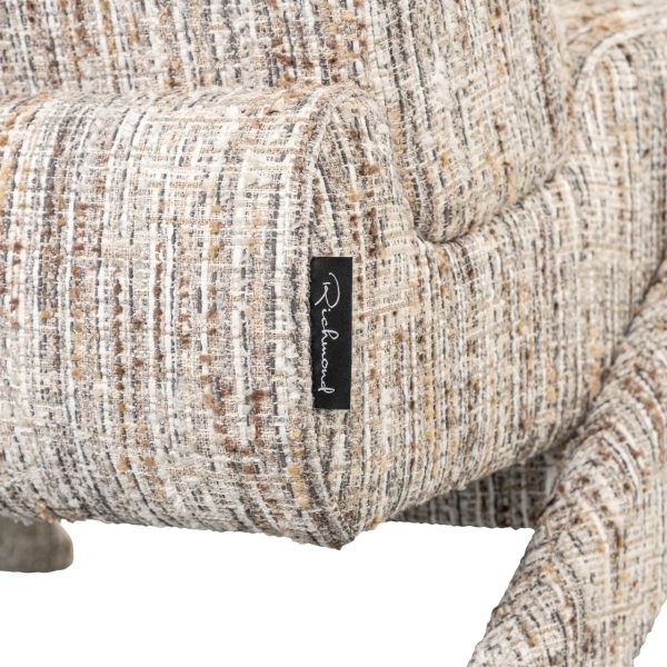 Lounge stoel Lexi greige coco Richmond Interiors - Afbeelding 6