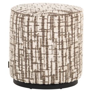 Poef & Voetenbank Lexie cream 45Ø Richmond Interiors