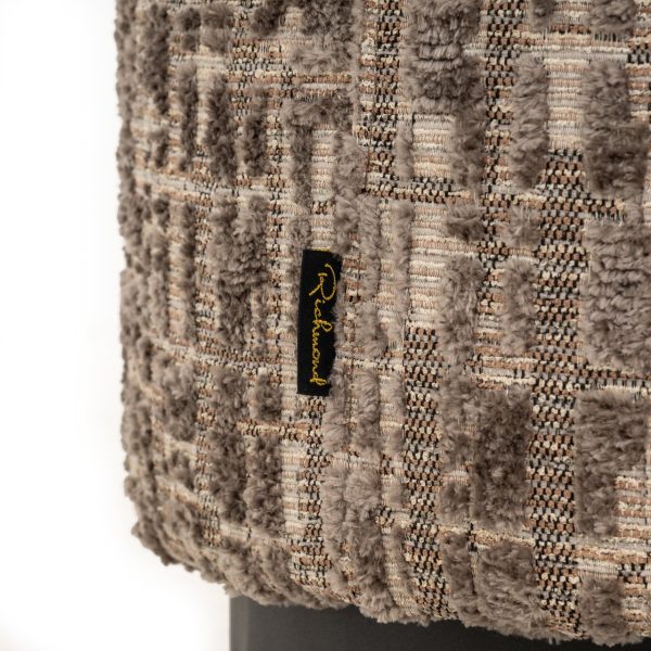 Poef & Voetenbank Lexie greige 45Ø Richmond Interiors - Afbeelding 3