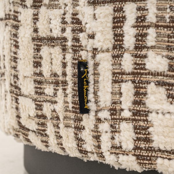 Poef & Voetenbank Lexie cream 70Ø Richmond Interiors - Afbeelding 2
