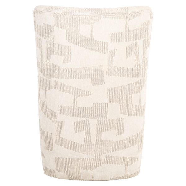 Eetkamerstoel Lorain beige graffic on wheels Richmond Interiors - Afbeelding 4