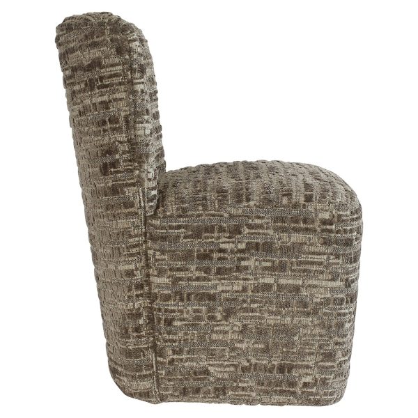 Eetkamerstoel Lorain greige on wheels Richmond Interiors - Afbeelding 2