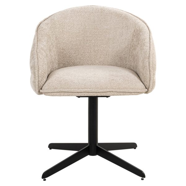 Eetkamerstoel Angelina cream unicorn swivel Richmond Interiors - Afbeelding 5