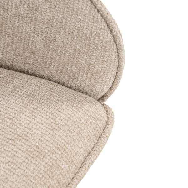 Eetkamerstoel Angelina cream unicorn swivel Richmond Interiors - Afbeelding 7