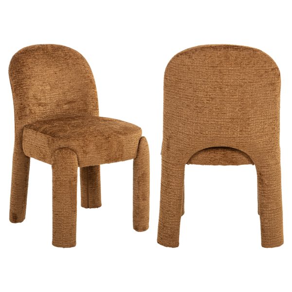 Eetkamerstoel Brandi cognac fusion (Set of 2) Richmond Interiors