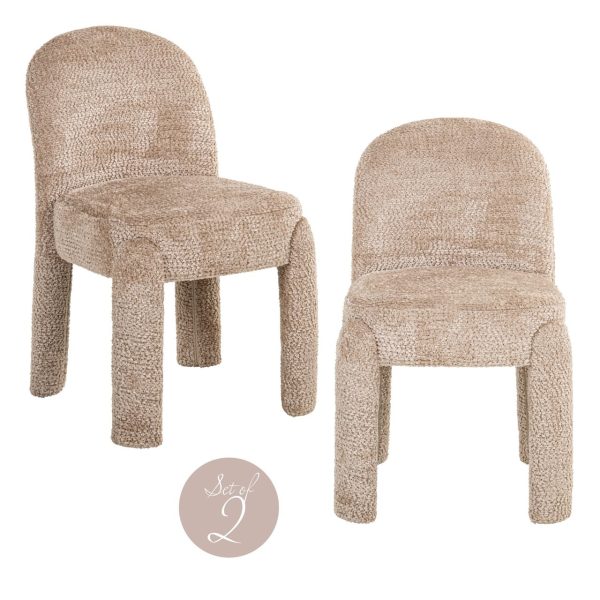 Eetkamerstoel Brandi lovely beige (Set of 2) Richmond Interiors