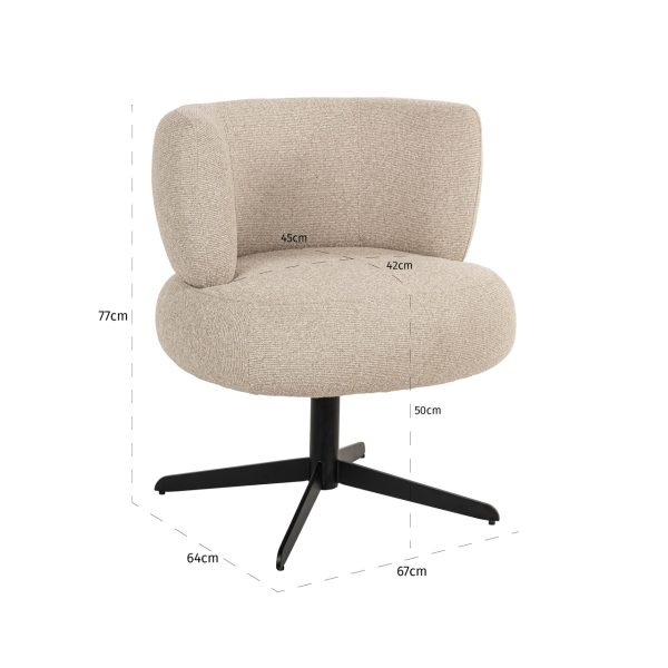 Eetkamerstoel Alexis biscotti Richmond Interiors - Afbeelding 11