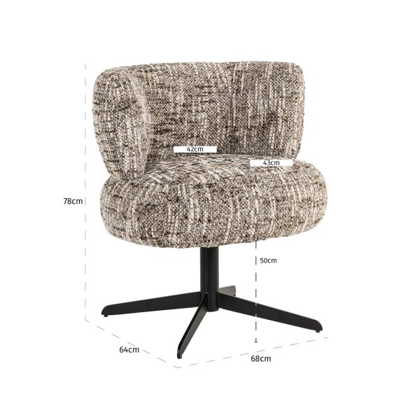 Eetkamerstoel Alexis brown omara Richmond Interiors - Afbeelding 6