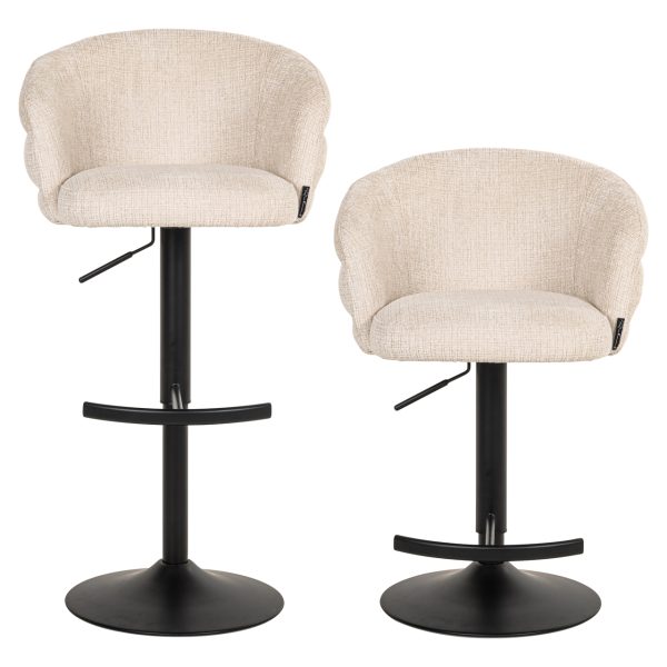 Barstoel Nikki niagara beige  fire retardant Richmond Interiors - Afbeelding 5