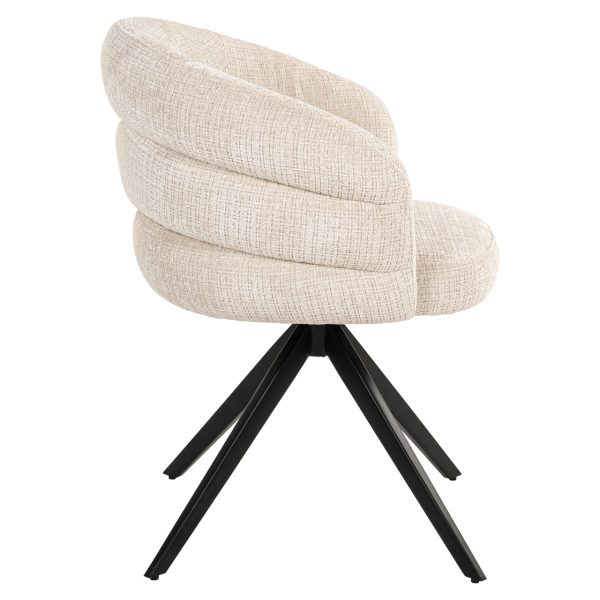 Eetkamerstoel Serenity niagara beige  fire retardant Richmond Interiors - Afbeelding 3