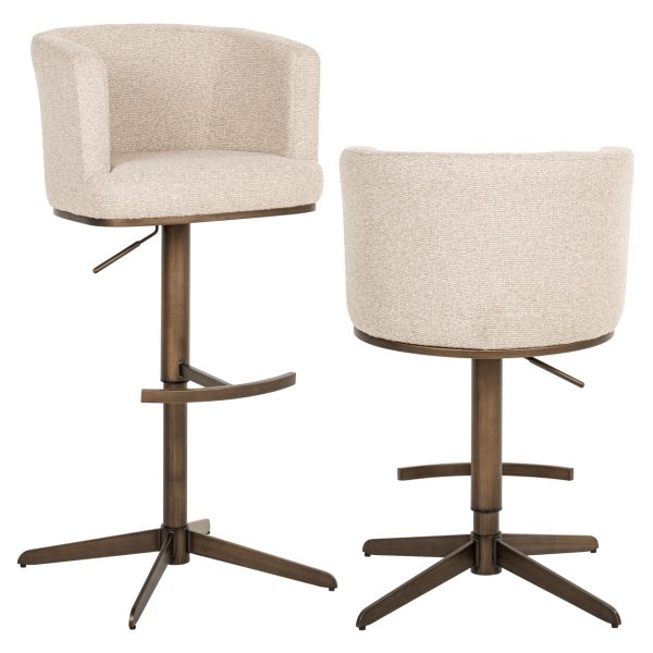 Barstoel Cheyenne biscotti swivel Richmond Interiors