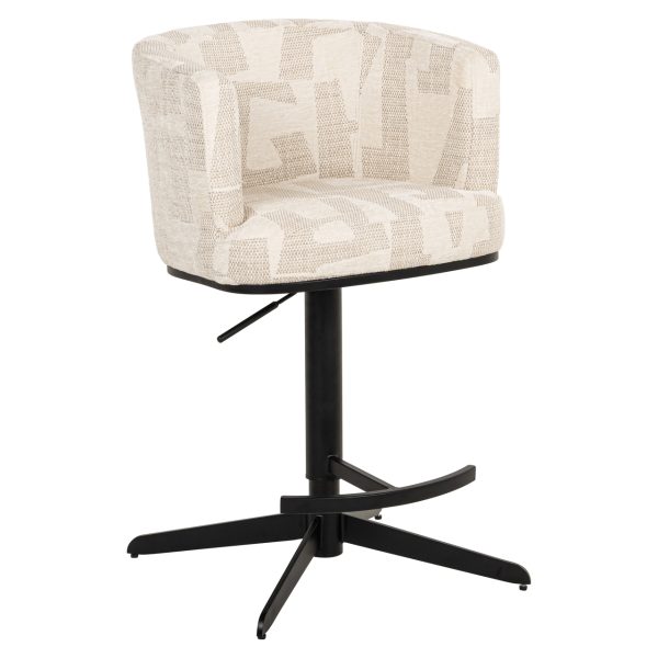 Barstoel Cheyenne beige graffic Richmond Interiors - Afbeelding 8
