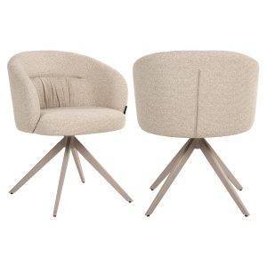 Eetkamerstoel Olivia biscotti swivel Richmond Interiors