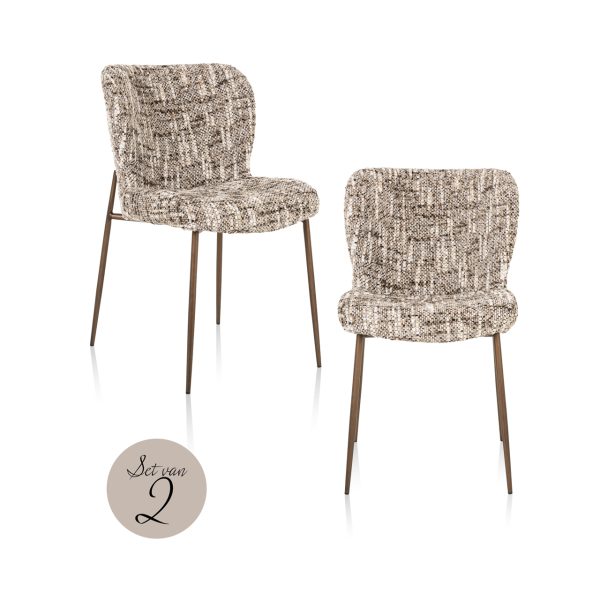 Eetkamerstoel Odarby brown omara (Set of 2) Richmond Interiors