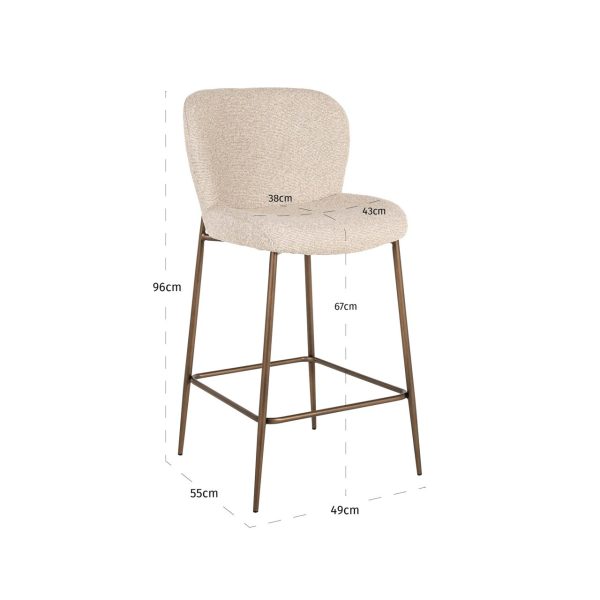 Counterstoel Odarby biscotti Richmond Interiors - Afbeelding 7