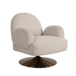 Lounge stoel Kagney biscotti swivel Richmond Interiors