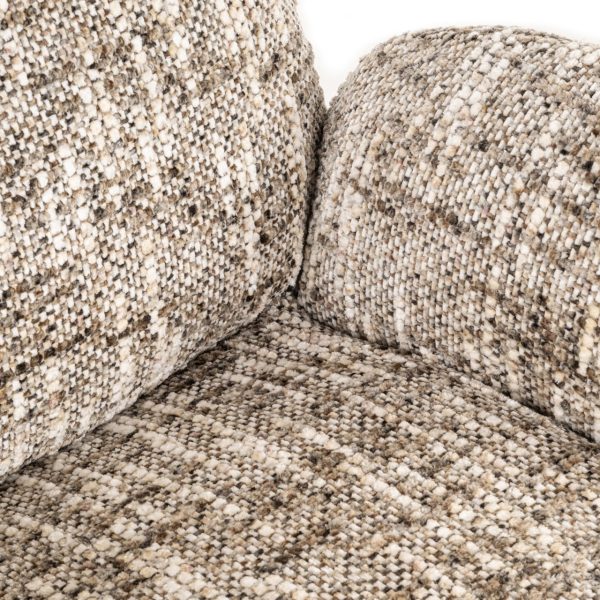Lounge stoel Kagney brown omara swivel Richmond Interiors - Afbeelding 6
