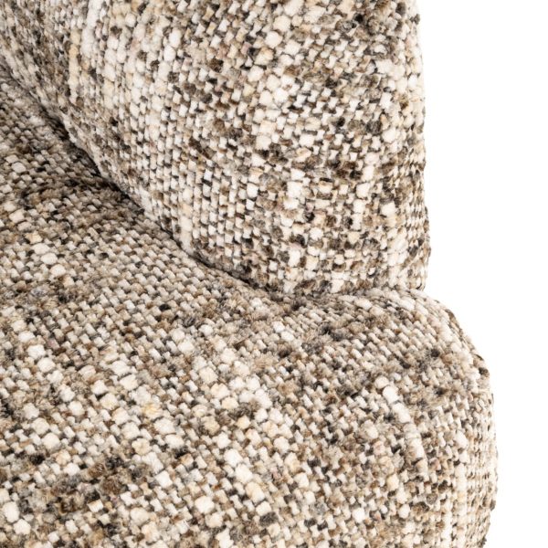 Lounge stoel Kagney brown omara swivel Richmond Interiors - Afbeelding 5
