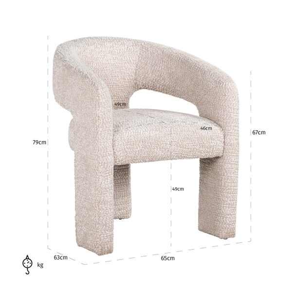 Eetkamerstoel Belle customized fire retardant Richmond Interiors - Afbeelding 5