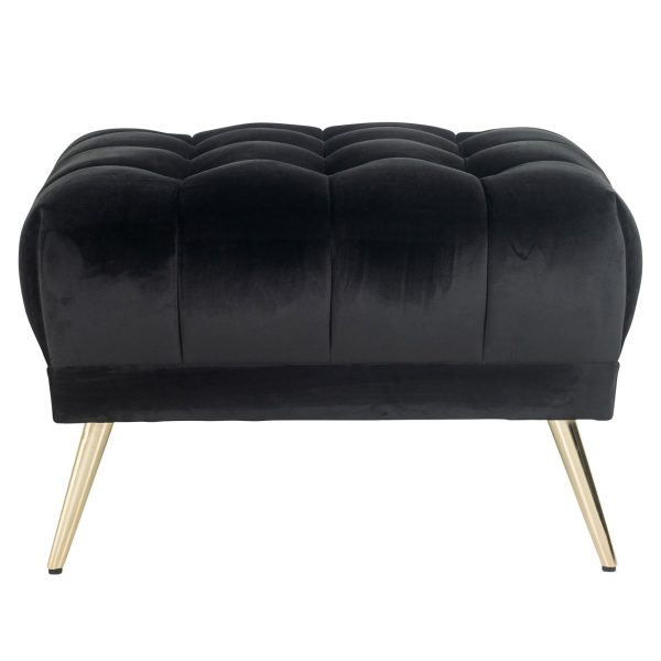 Poef & Voetenbank Huxley anthracite velvet Richmond Interiors - Afbeelding 3
