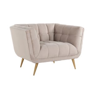 Lounge stoel Huxley khaki velvet Richmond Interiors