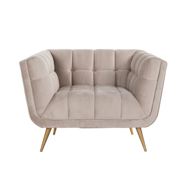 Lounge stoel Huxley khaki velvet Richmond Interiors - Afbeelding 4