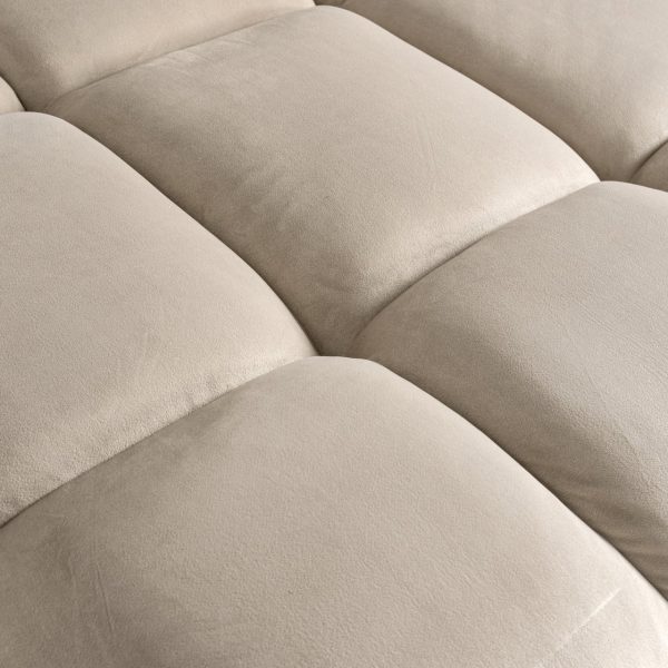 Bank Cube khaki velvet 3-seater + lounge right Richmond Interiors - Afbeelding 8