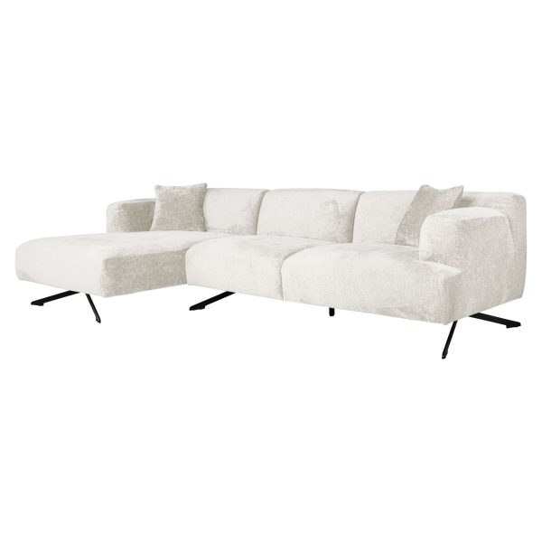 Bank Donovan cream fusion 3-seater + lounge left Richmond Interiors
