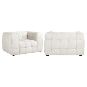 Lounge stoel Merrol cream fusion fire retardant Richmond Interiors