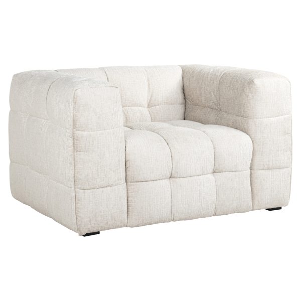 Lounge stoel Merrol cream fusion fire retardant Richmond Interiors - Afbeelding 2
