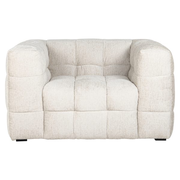 Lounge stoel Merrol cream fusion fire retardant Richmond Interiors - Afbeelding 5
