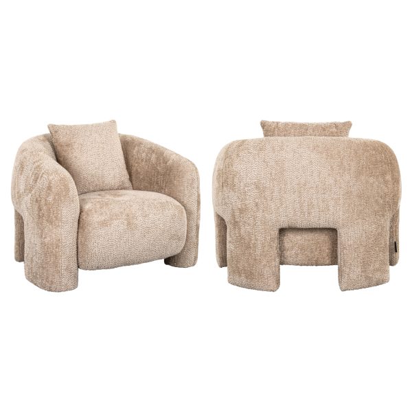 Lounge stoel Milania lovely beige Richmond Interiors