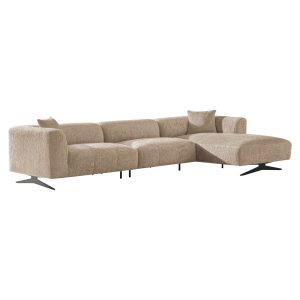 Bank Hoxton lovely beige 3-seater + lounge right Richmond Interiors