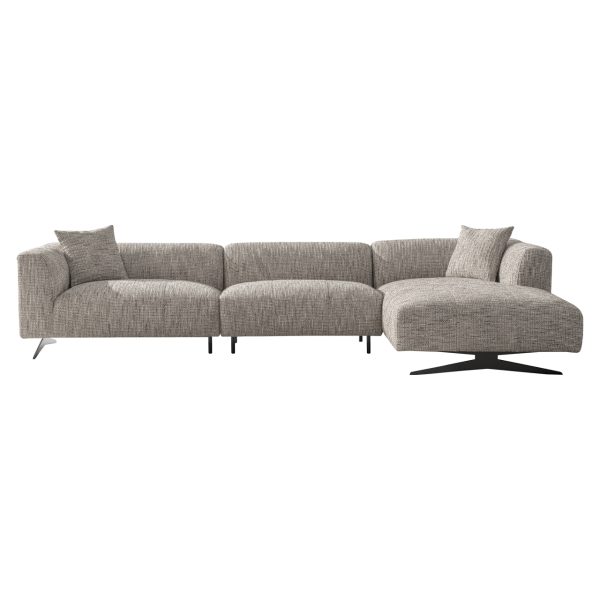 Bank Hoxton trendy nature 3-seater + lounge right Richmond Interiors - Afbeelding 2