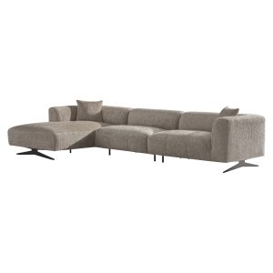 Bank Hoxton lovely beige 3-seater + lounge left Richmond Interiors