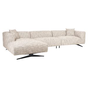 Bank Hoxton trendy nature 3-seater + lounge left Richmond Interiors