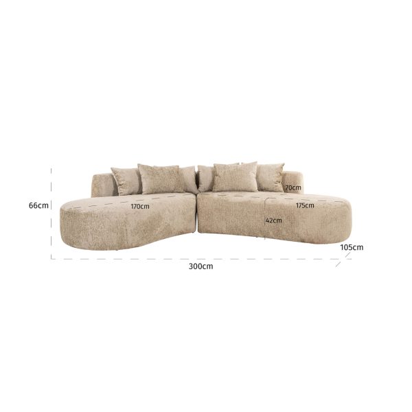 Bank Cassie desert fusion 4-seater Richmond Interiors - Afbeelding 3