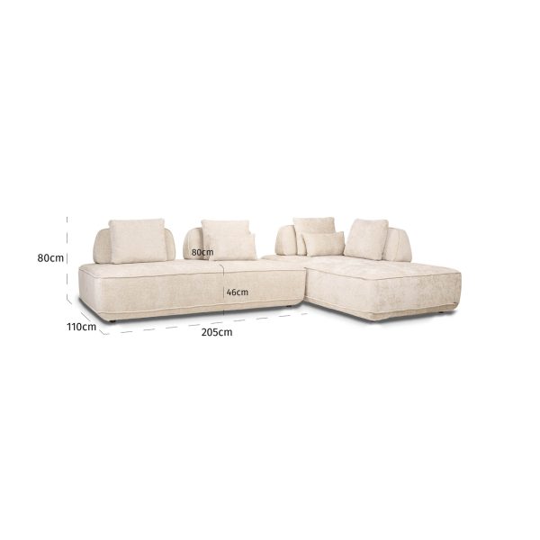 Bank Tudor cream unicorn movable backrest Richmond Interiors - Afbeelding 5