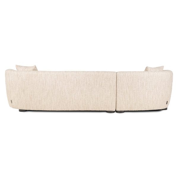 Bank Pandora beige angora lounge left Richmond Interiors - Afbeelding 5