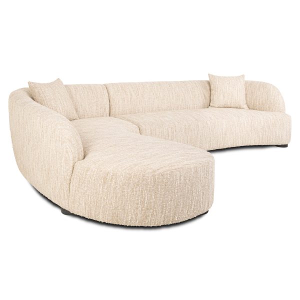 Bank Pandora beige angora lounge left Richmond Interiors