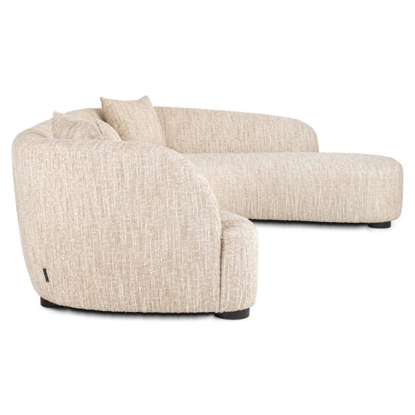 Bank Pandora beige angora lounge right Richmond Interiors - Afbeelding 4