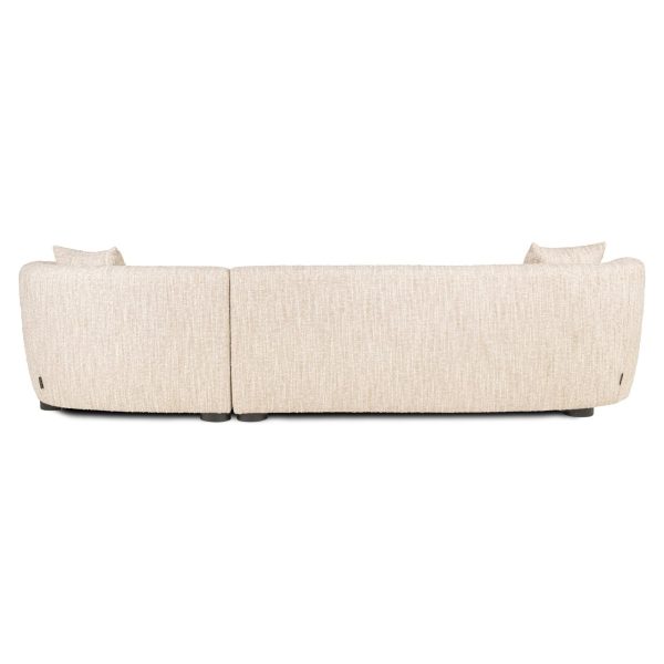 Bank Pandora beige angora lounge right Richmond Interiors - Afbeelding 5