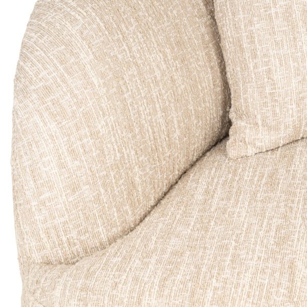 Bank Pandora beige angora lounge right Richmond Interiors - Afbeelding 9